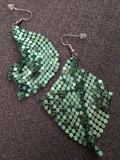 Örhängen PARTY grön - Rino Design Sthlm