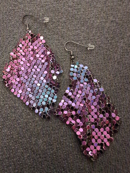 Örhängen PARTY lila - Rino Design Sthlm