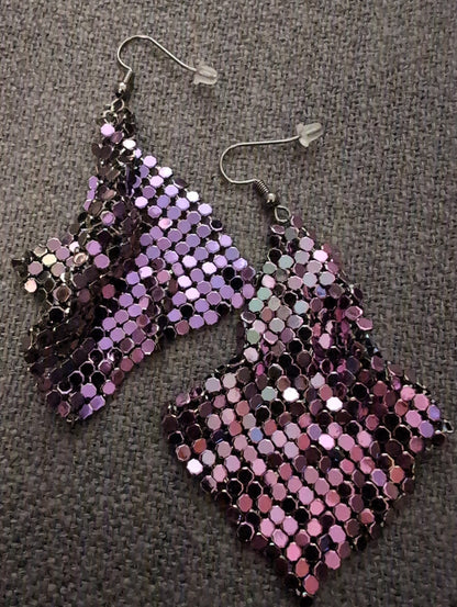 Örhängen PARTY lila - Rino Design Sthlm