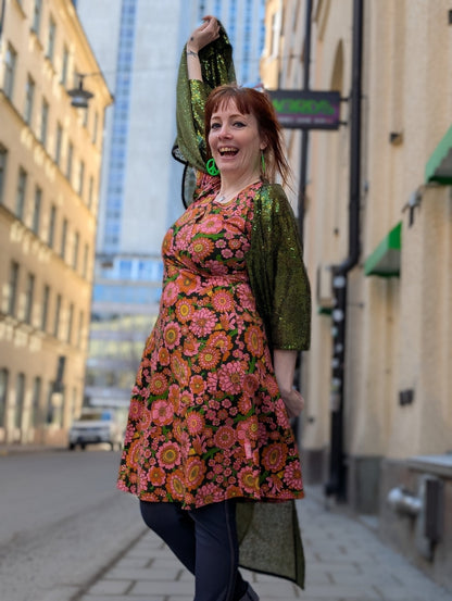 Paljett kaftan / paljettklänning - Rino Design Sthlm