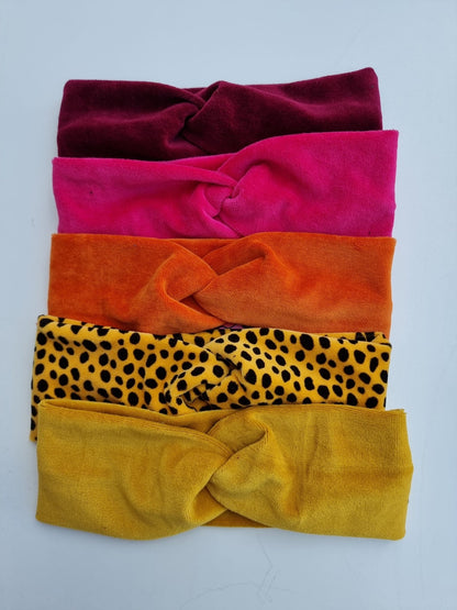 Pannband velour olika färger - Rino Design AB