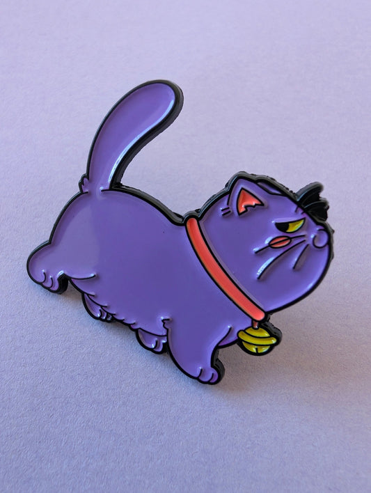 Pin Lila Katt - Rino Design Sthlm