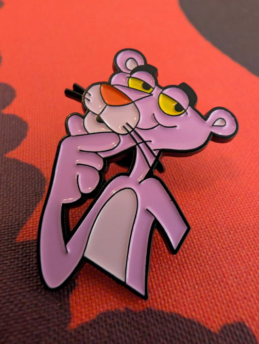 Pin Pink panther - Rosa Pantern Klurig - Rino Design Sthlm