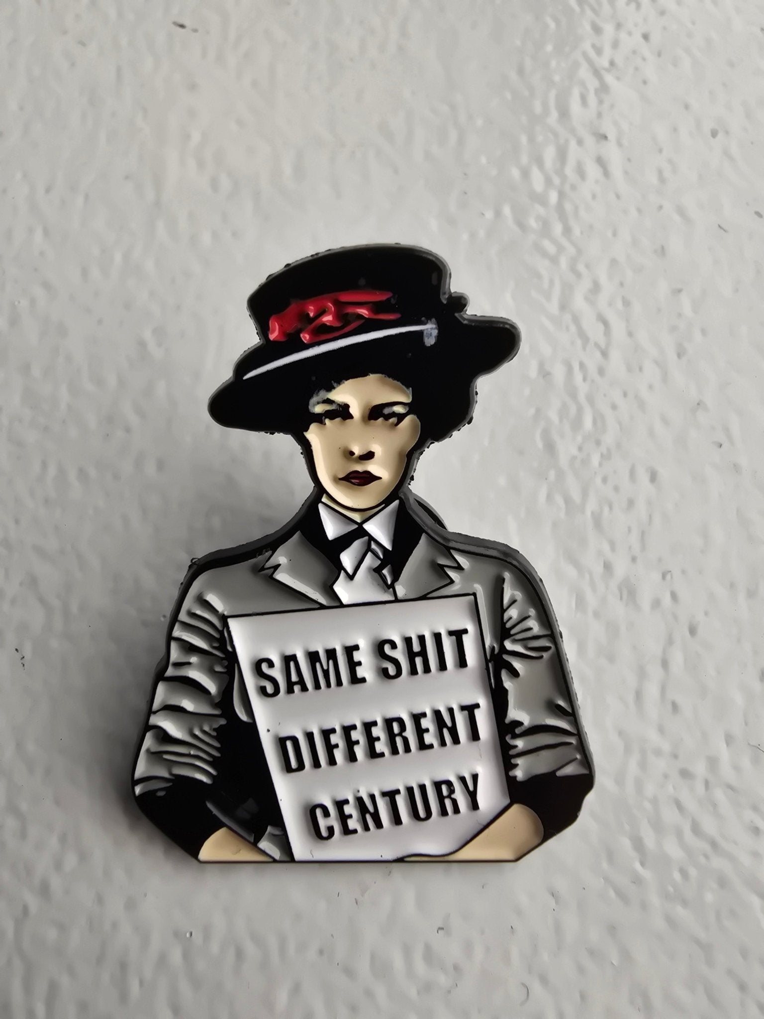 Pin Same shit different century Pins i One size från Rino Design Sthlm