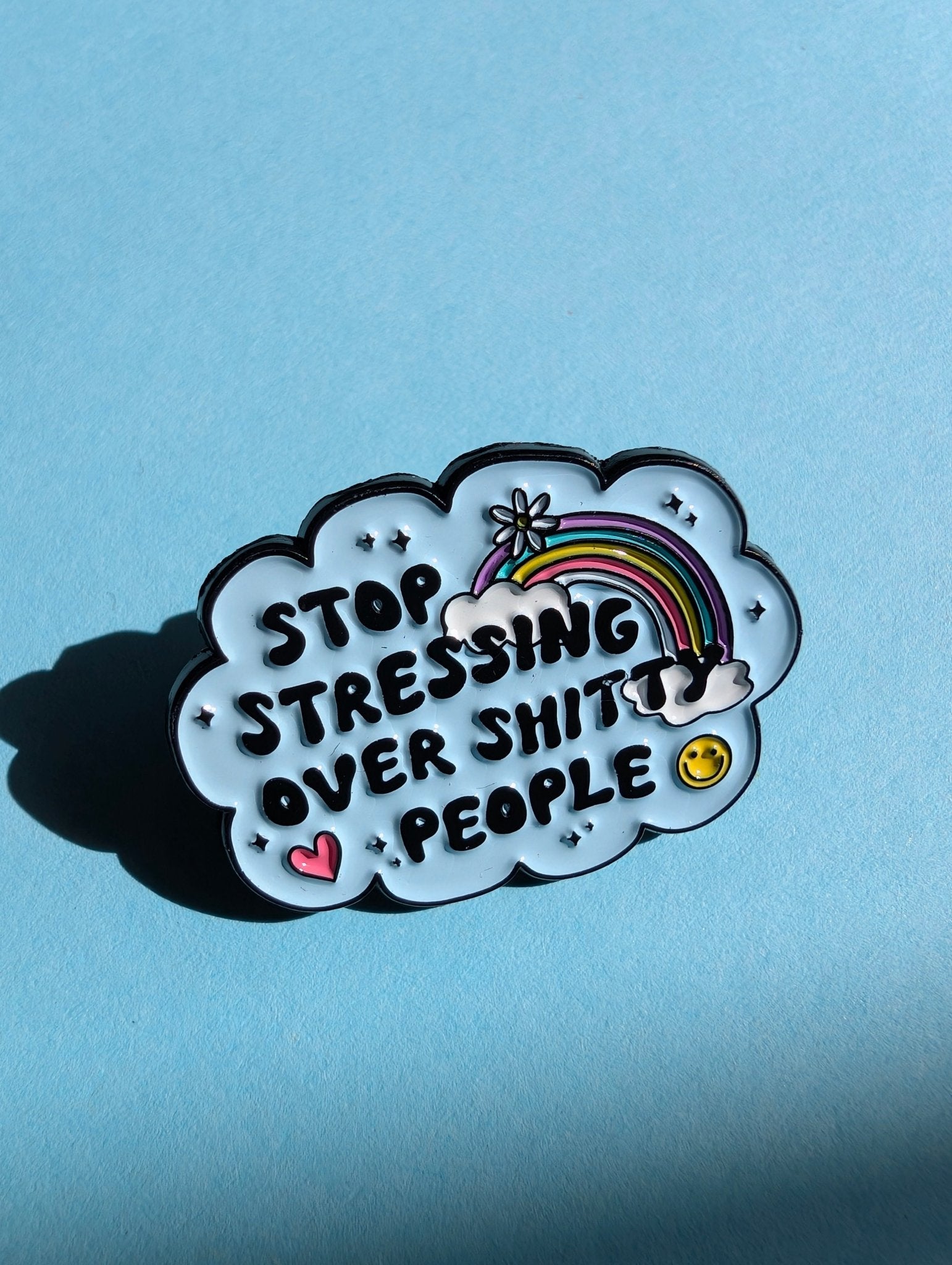 Pin "Stop Stressing" Pins i One size från Rino Design Sthlm