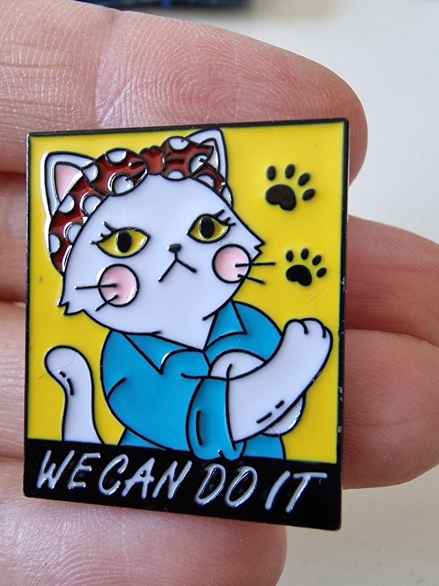 Pin We can do it - Rino Design Sthlm