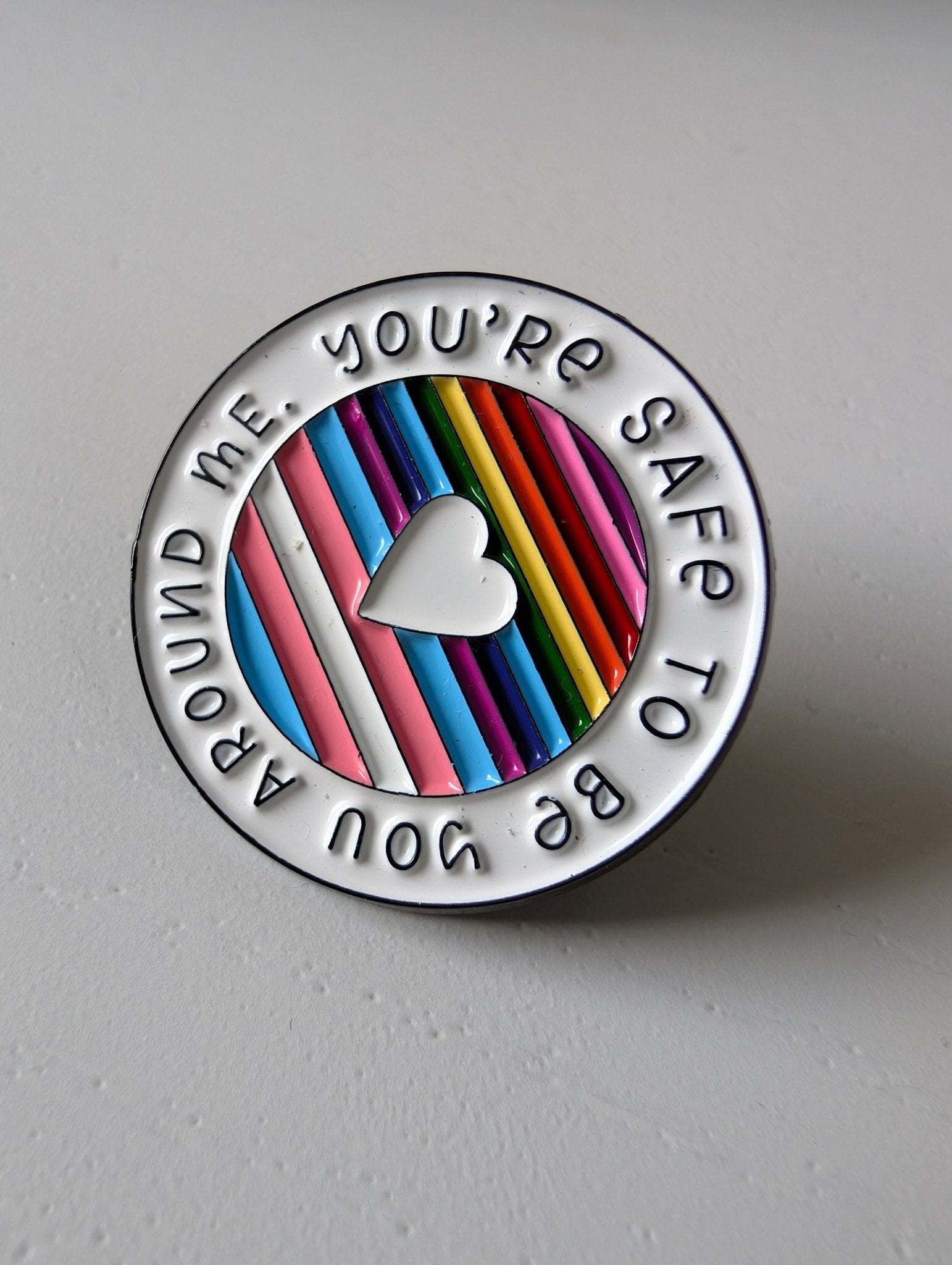 Pin You´re safe Pins i One size från Rino Design Sthlm