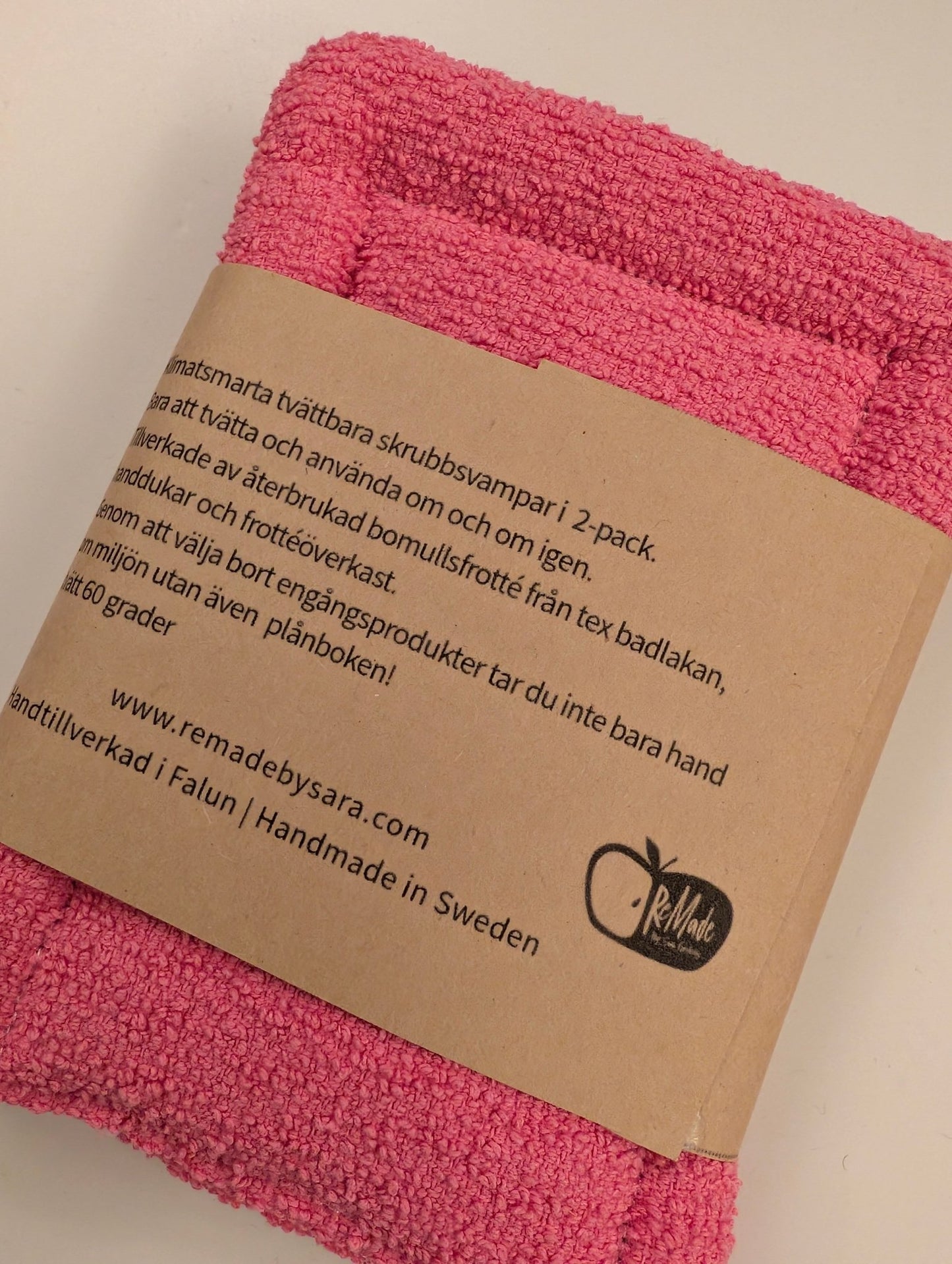 Retro frotteskrubb rosor 2 - pack - Rino Design Sthlm