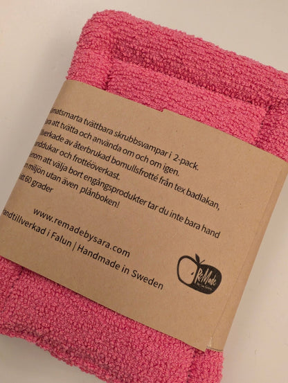 Retro frotteskrubb rosor 2 - pack - Rino Design Sthlm