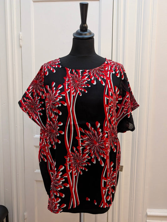 Rino Box - blus dam – Röd/Svart - Rino Design Sthlm