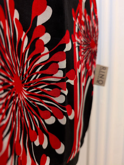 Rino Box - blus dam – Röd/Svart - Rino Design Sthlm