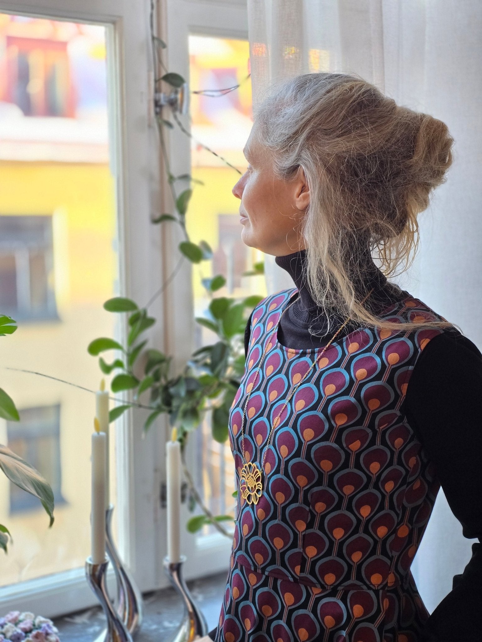 Rino Pionklänning Påfågel Mörk - Rino Design Sthlm