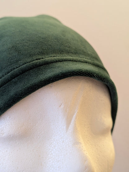 Mössa Velour Grön