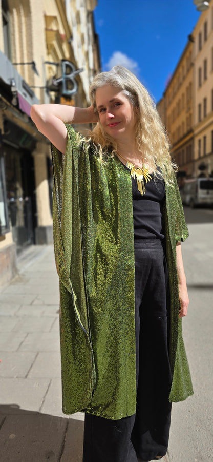 Paljett kaftan / paljettklänning