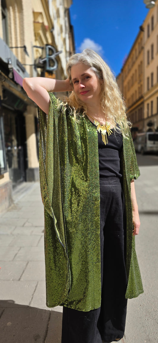 Paljett kaftan / paljettklänning