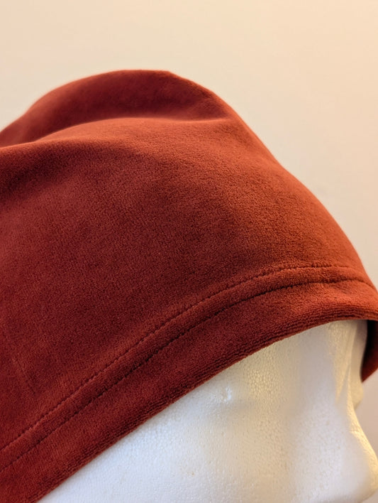 Mössa Velour Rost