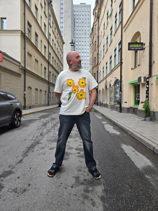 T-shirt casual Papaya