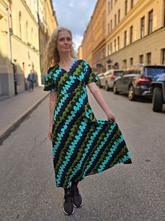 Långklänning Krusning by Rino