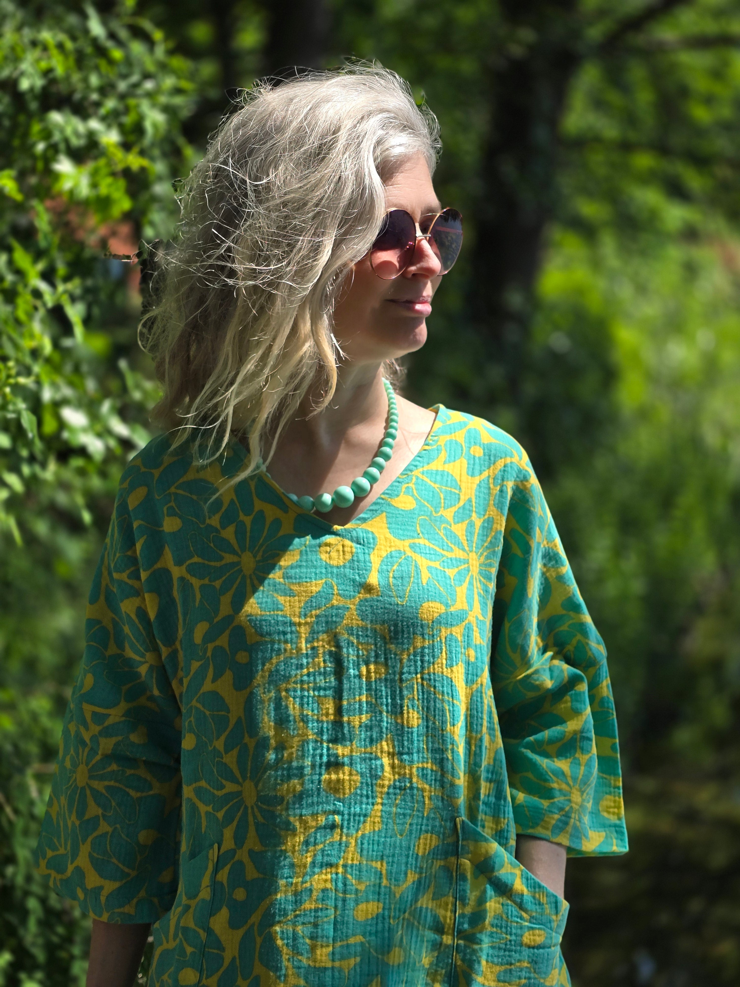 Klänning Vera Lime muslin | Rino