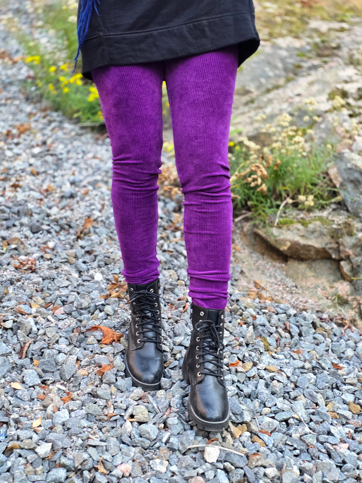 Leggings Manchestervelour Lila | Rino
