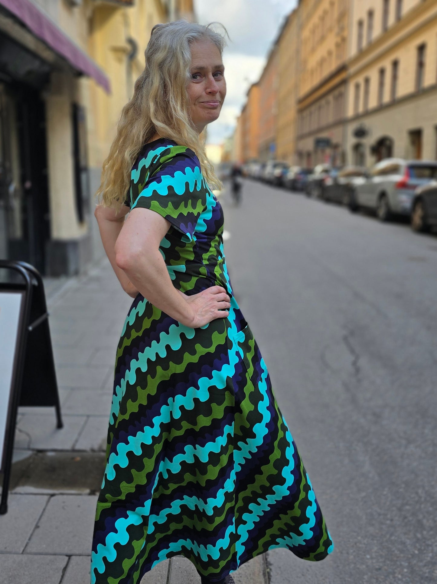 Långklänning Krusning by Rino