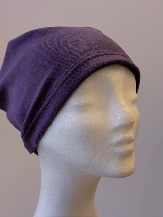 Mössa Velour Lila