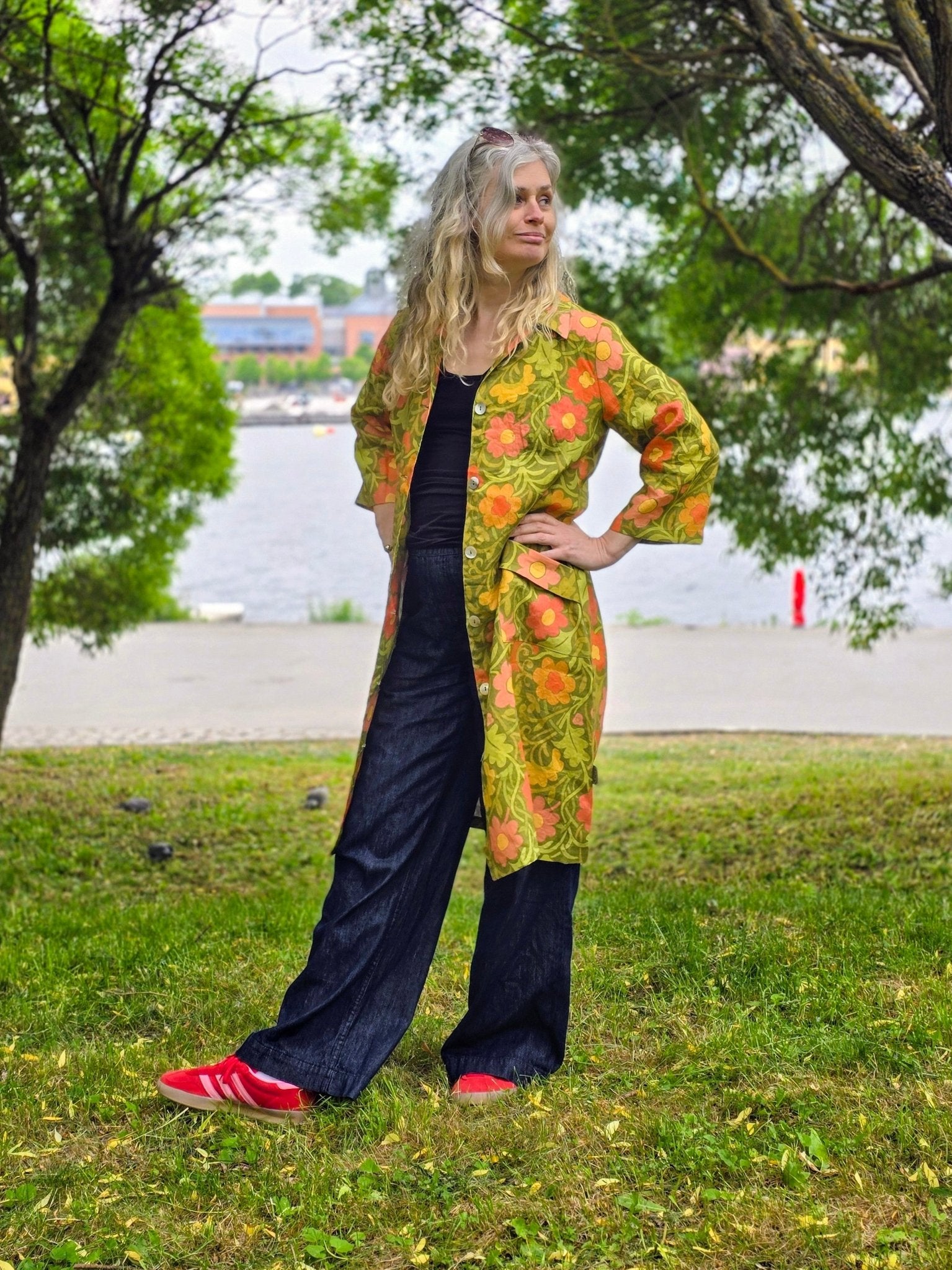 Rockklänning / Städrock Ranka ljus | Rino Klänning i S från Rino Design Sthlm