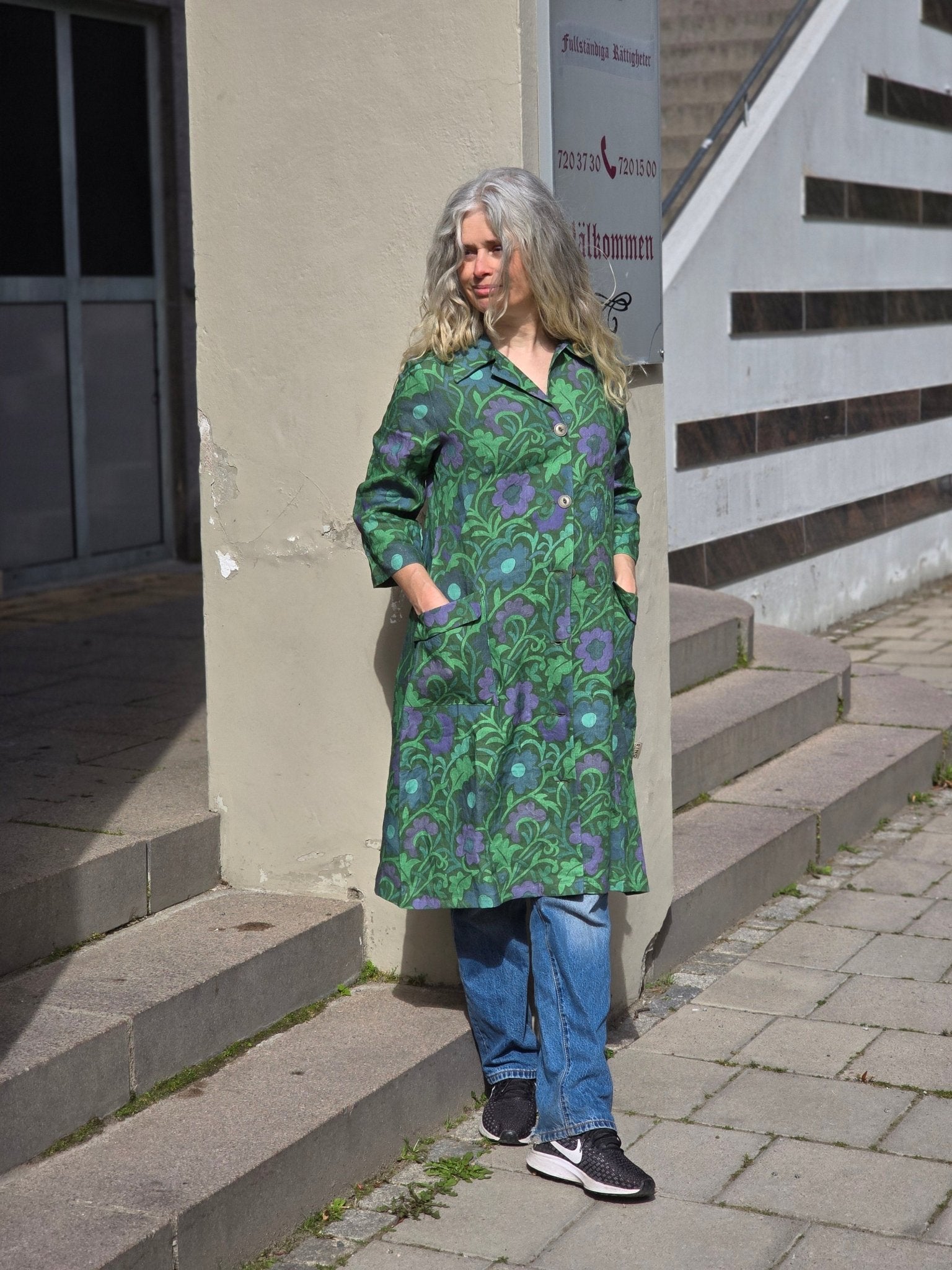 Rockklänning / Städrock Ranka | Rino Klänning i XS från Rino Design Sthlm