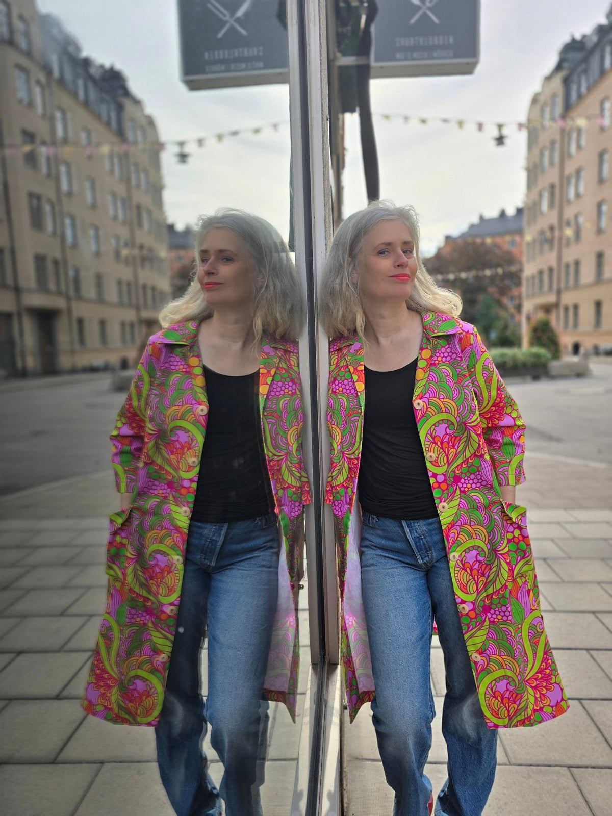 Rockklänning / Städrock Retro 60´s | Rino Klänning i XS från Rino Design Sthlm