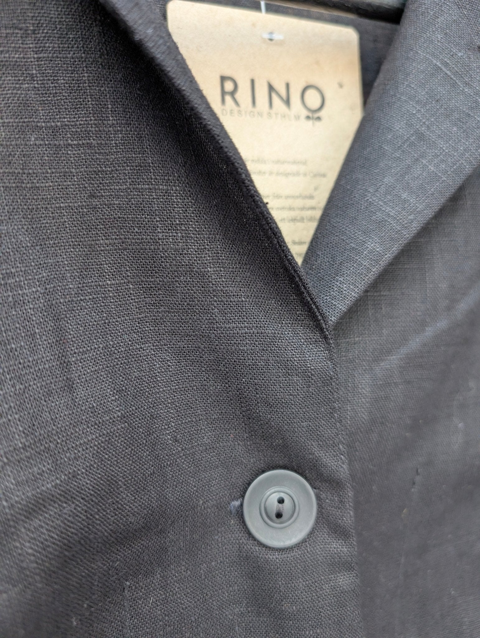 Rockklänning / Städrock Svart Linnemix | Rino Klänning i S från Rino Design Sthlm