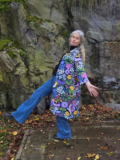 Rockklänning / Städrock Blå kanin - Rino Design Sthlm