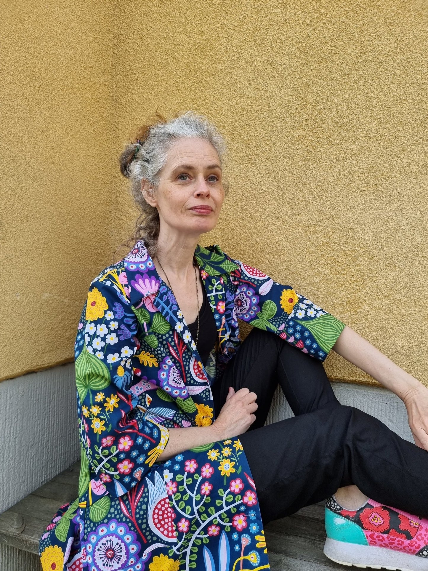 Rockklänning / Städrock Blå kanin - Rino Design Sthlm