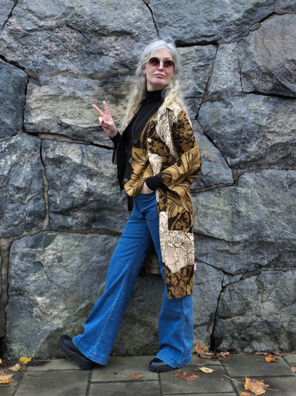 Rockklänning / Städrock Brun 70's - Rino Design Sthlm