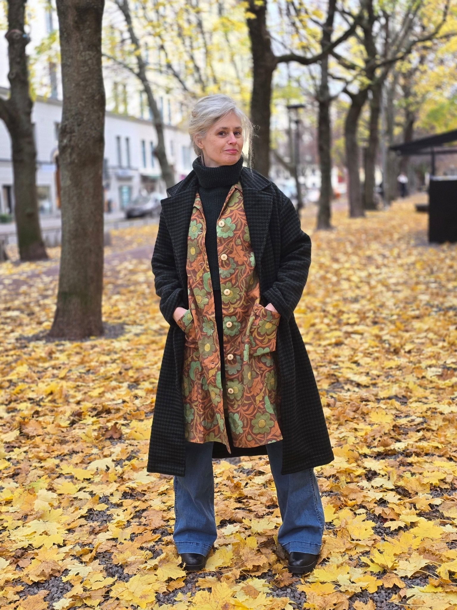 Rockklänning / Städrock lin Ranka by Rino - Rino Design Sthlm