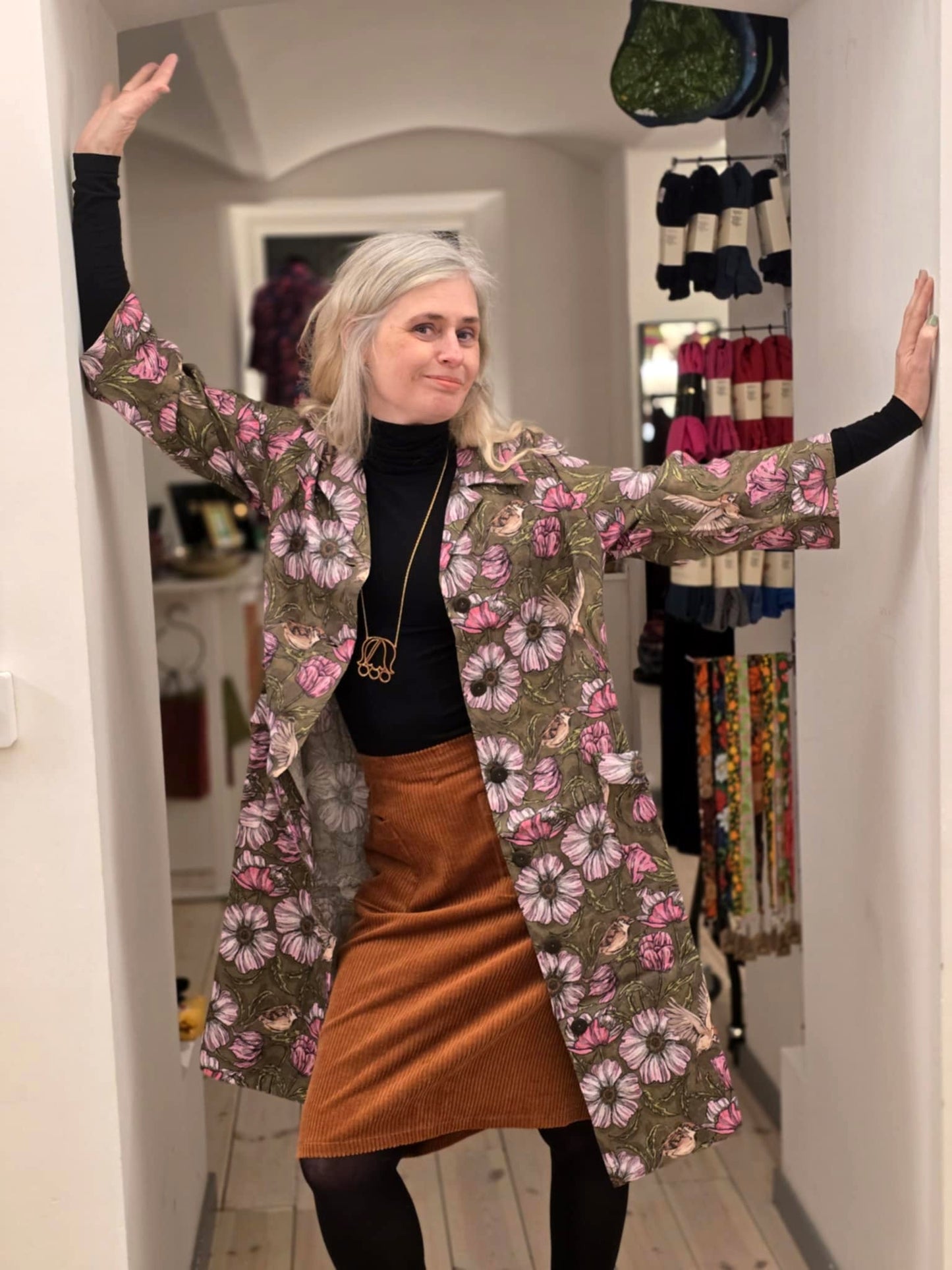 Rockklänning / Städrock lin Smilfink by Rino - Rino Design Sthlm