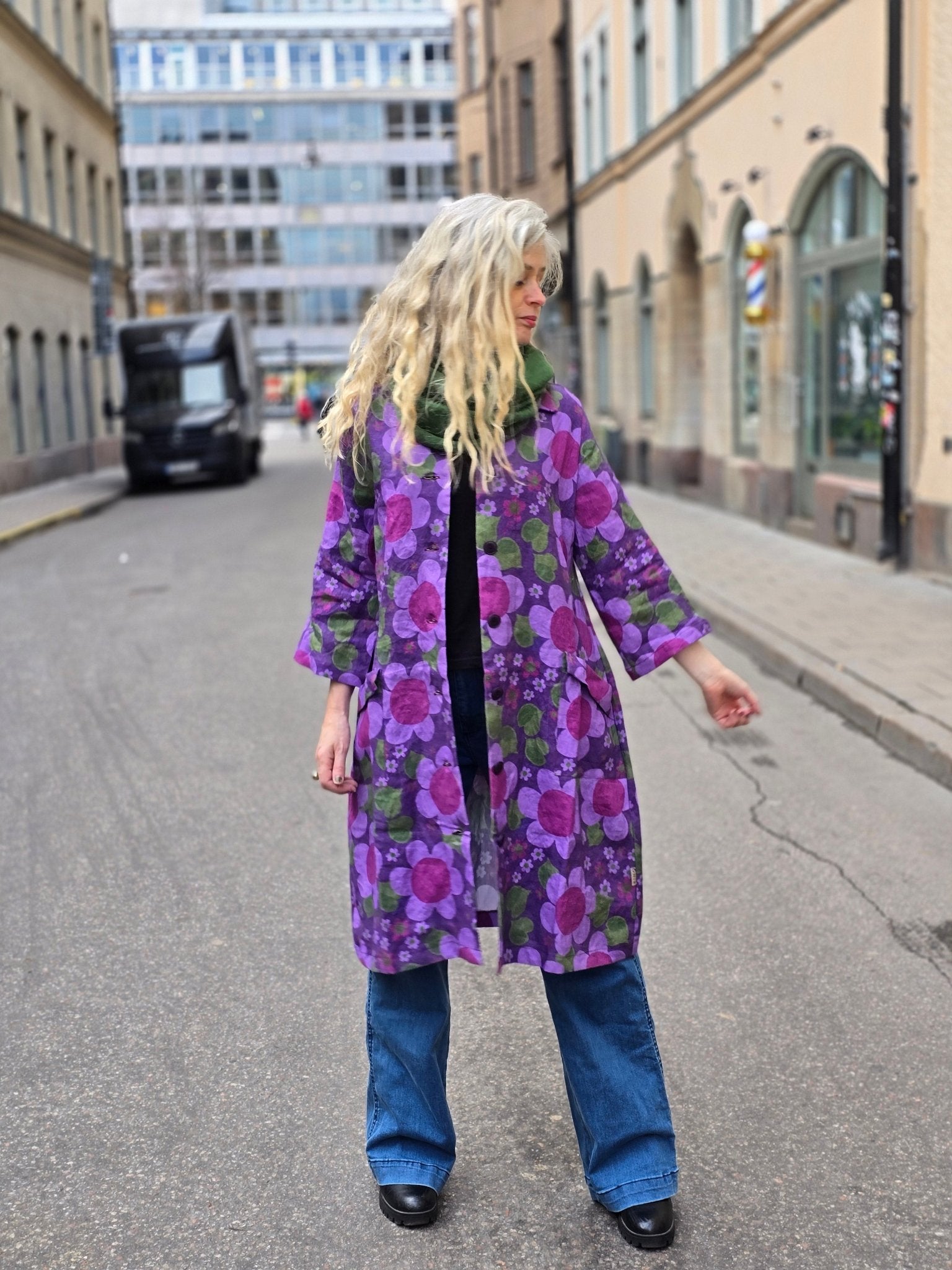 Rockklänning / Städrock Solblomma | Rino Klänning i S från Rino Design Sthlm