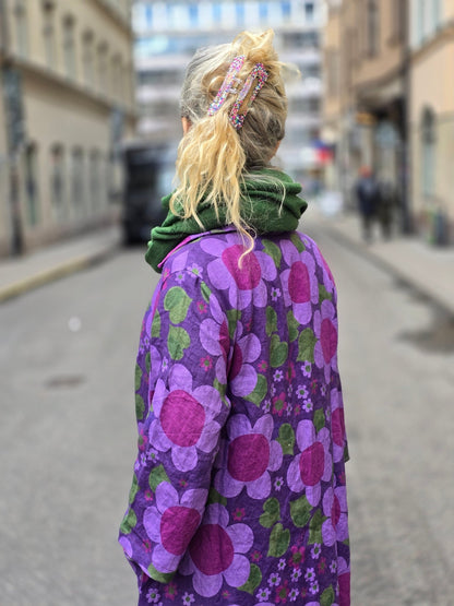 Rockklänning / Städrock linne Solblomma - Rino Design Sthlm