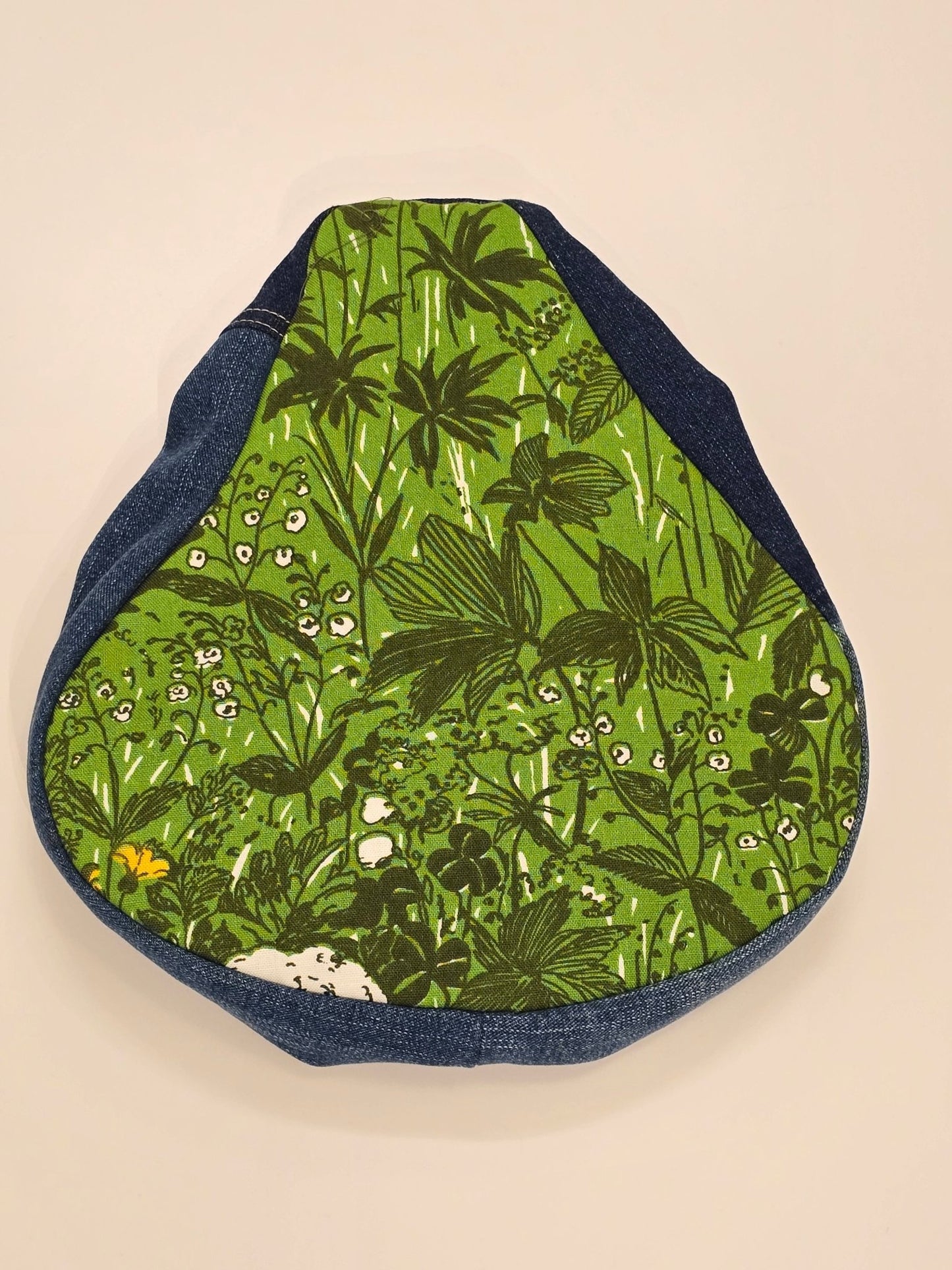 Sadelskydd Retrotyg Äng med blommor - Rino Design Sthlm