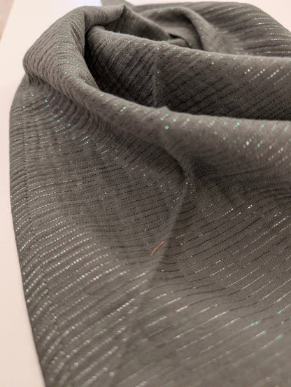 Sjal Muslin Liten Trekant Grönglitter | Rino - Rino Design Sthlm