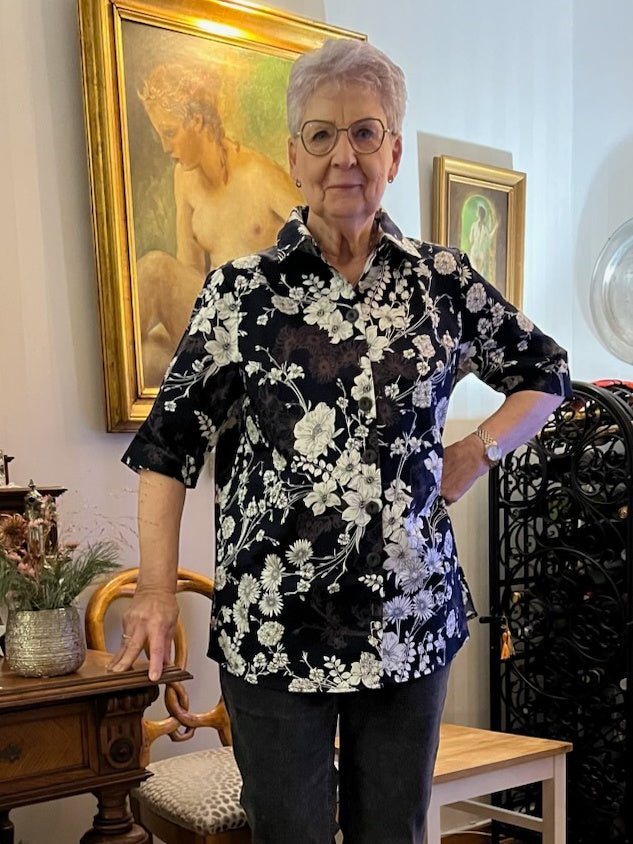 Skjorta Svart vit | Rino Skjorta i S från Rino Design Sthlm