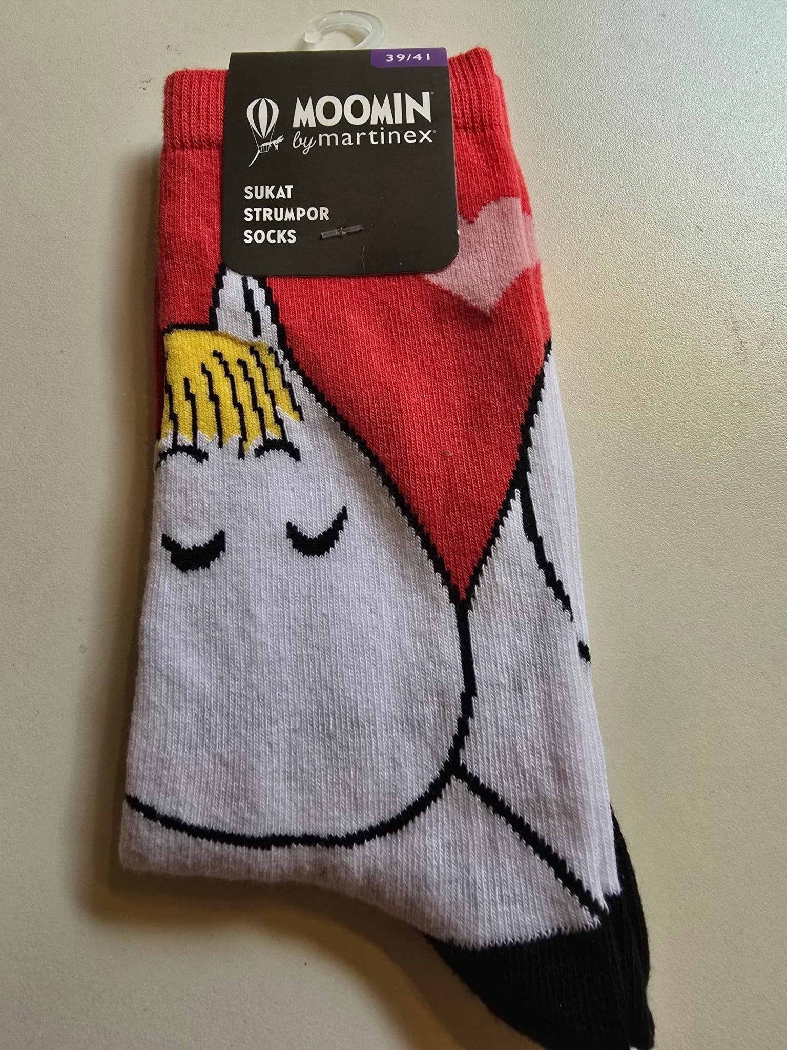 Strumpor Snorkfröken röda - Rino Design Sthlm