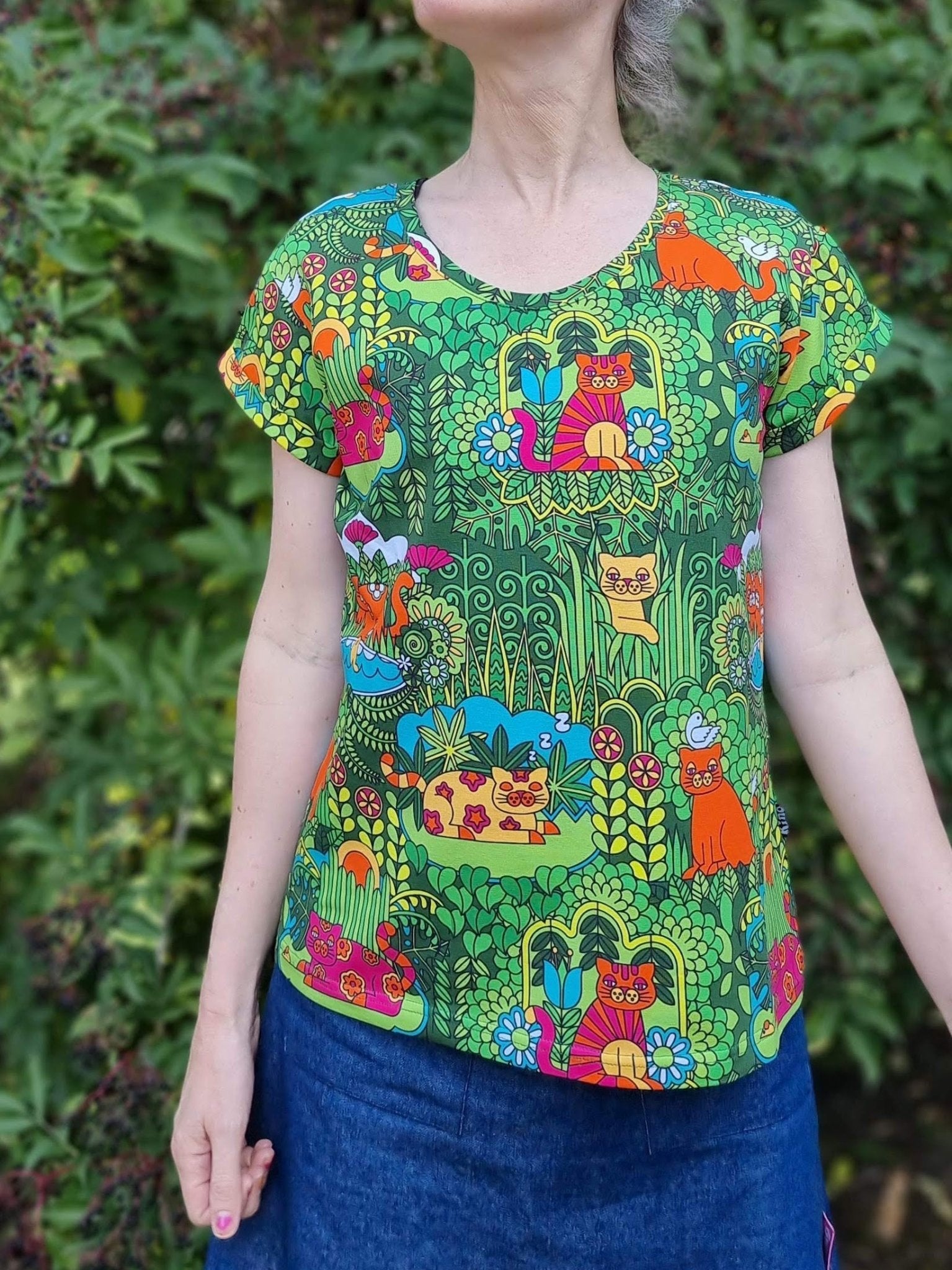 T-shirt Katt | Rino Standard product i S från Rino Design Sthlm