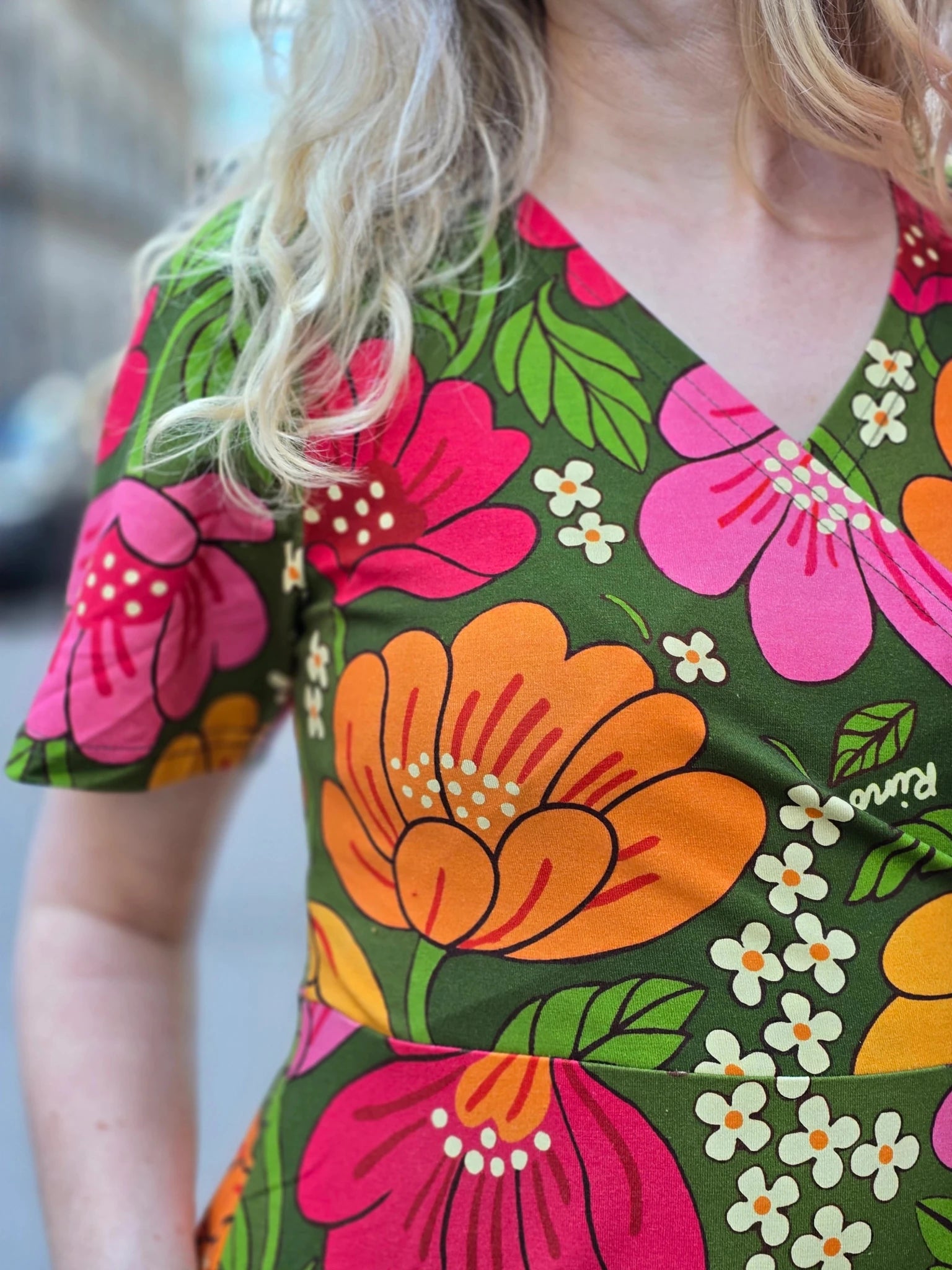 Trikåklänning lång Siwan Sommar | Rino Klänning i S från Rino Design Sthlm