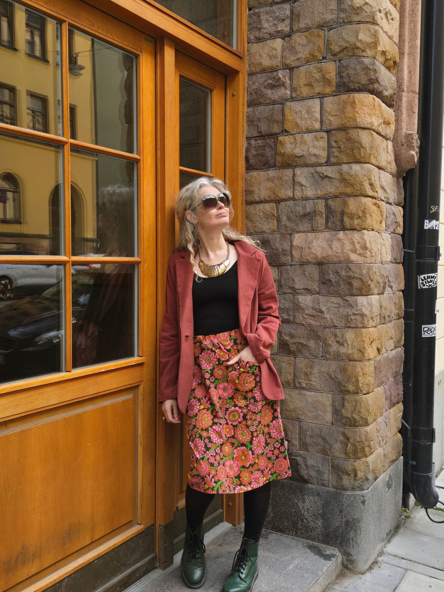Trikåkjol Delaila | Rino Kjol trikå i S från Rino Design Sthlm