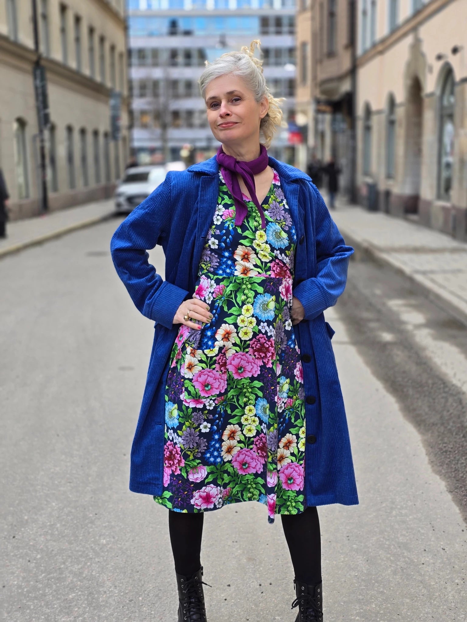 Trikåklänning Trädgård | Rino Klänning i S från Rino Design Sthlm