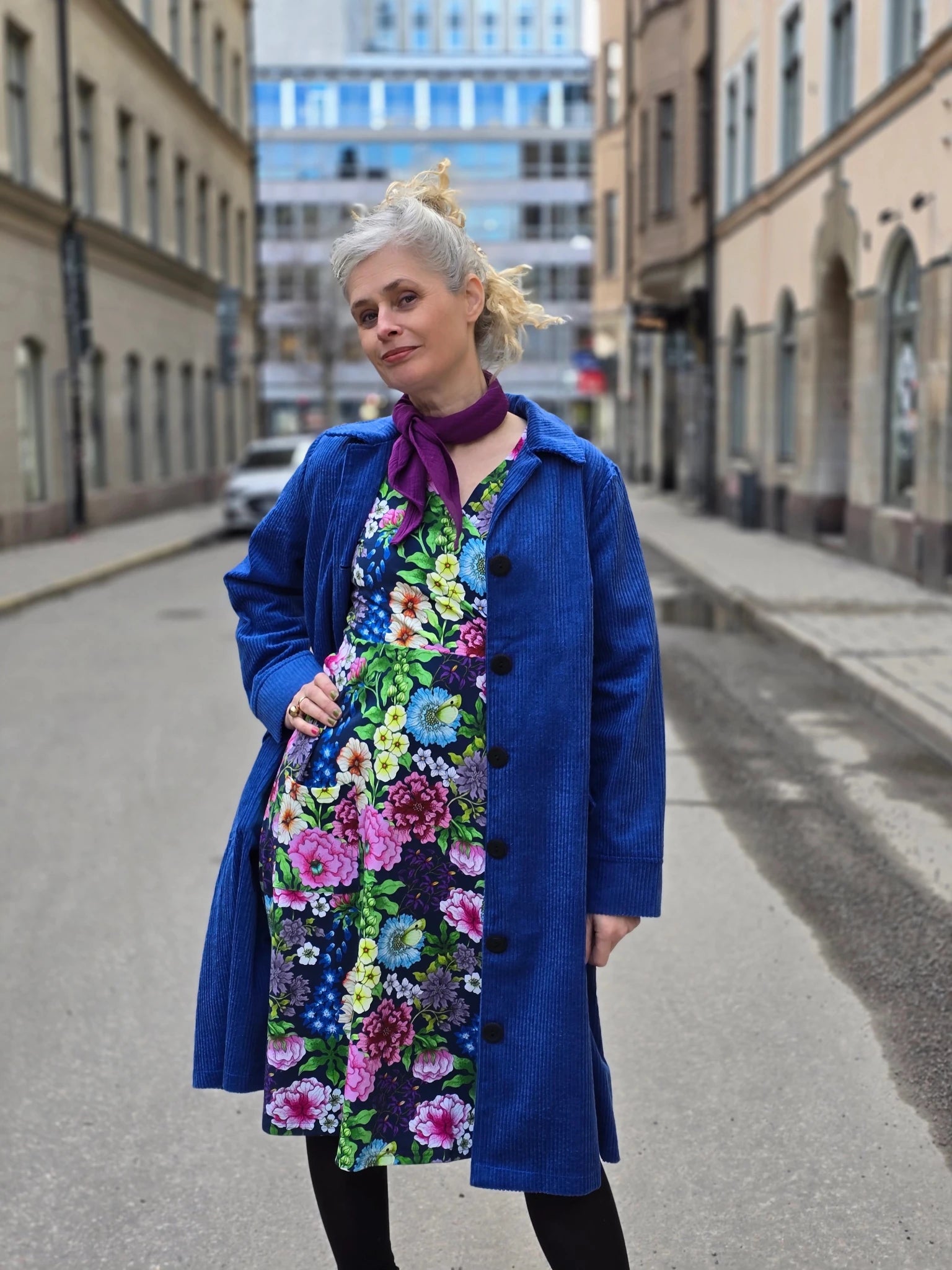 Trikåklänning Trädgård | Rino Klänning i S från Rino Design Sthlm