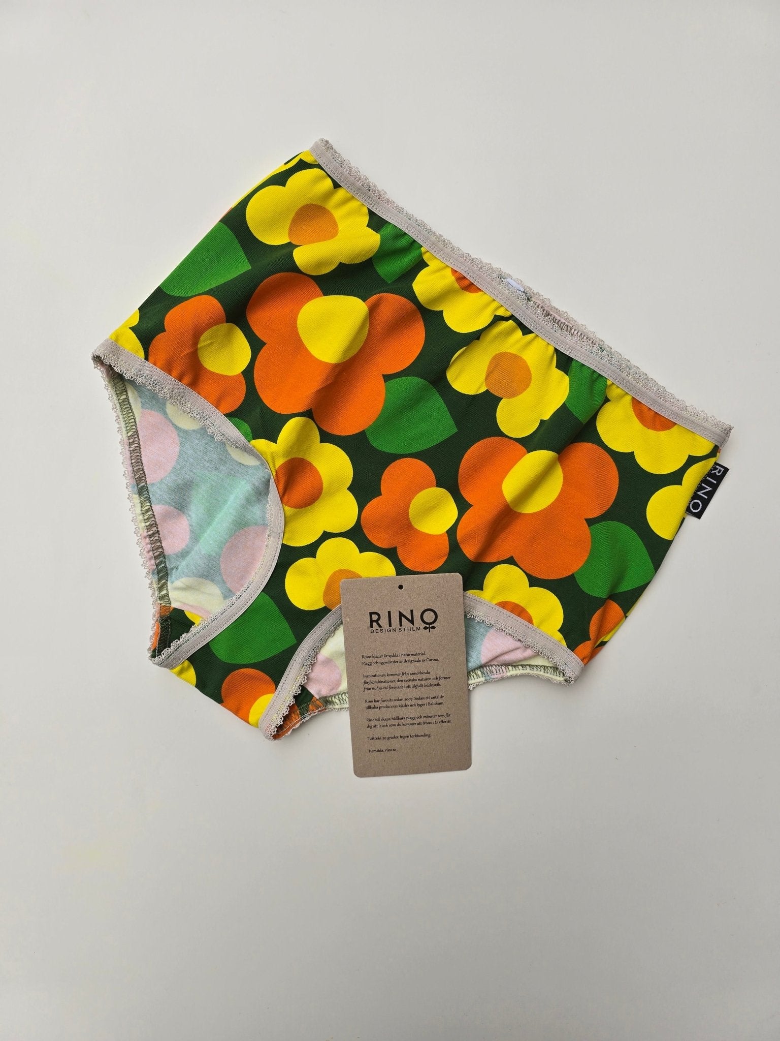 Trosor Twiggy retro mönster | Rino Trosor i S från Rino Design Sthlm