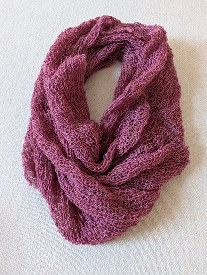 Tubsjal Finstickad Liten Ljung | Rino - Rino Design Sthlm