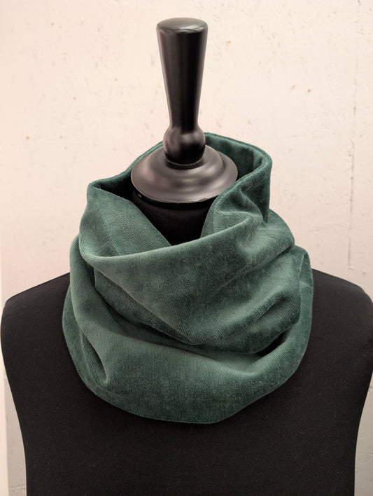 Tubsjal Velour Grön - Rino Design Sthlm