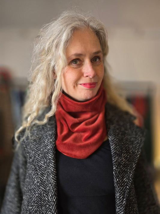 Tubsjal velour olika färger - Rino Design Sthlm